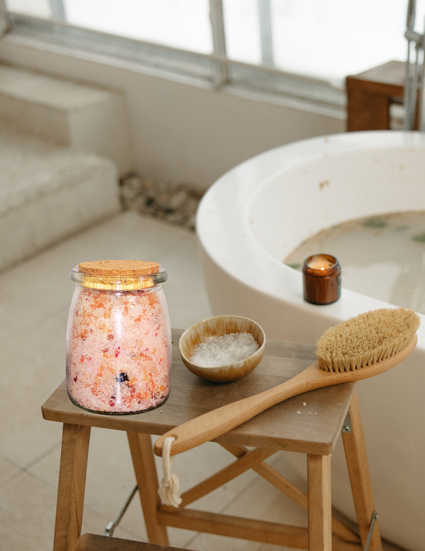 rosy rose spa bath soak