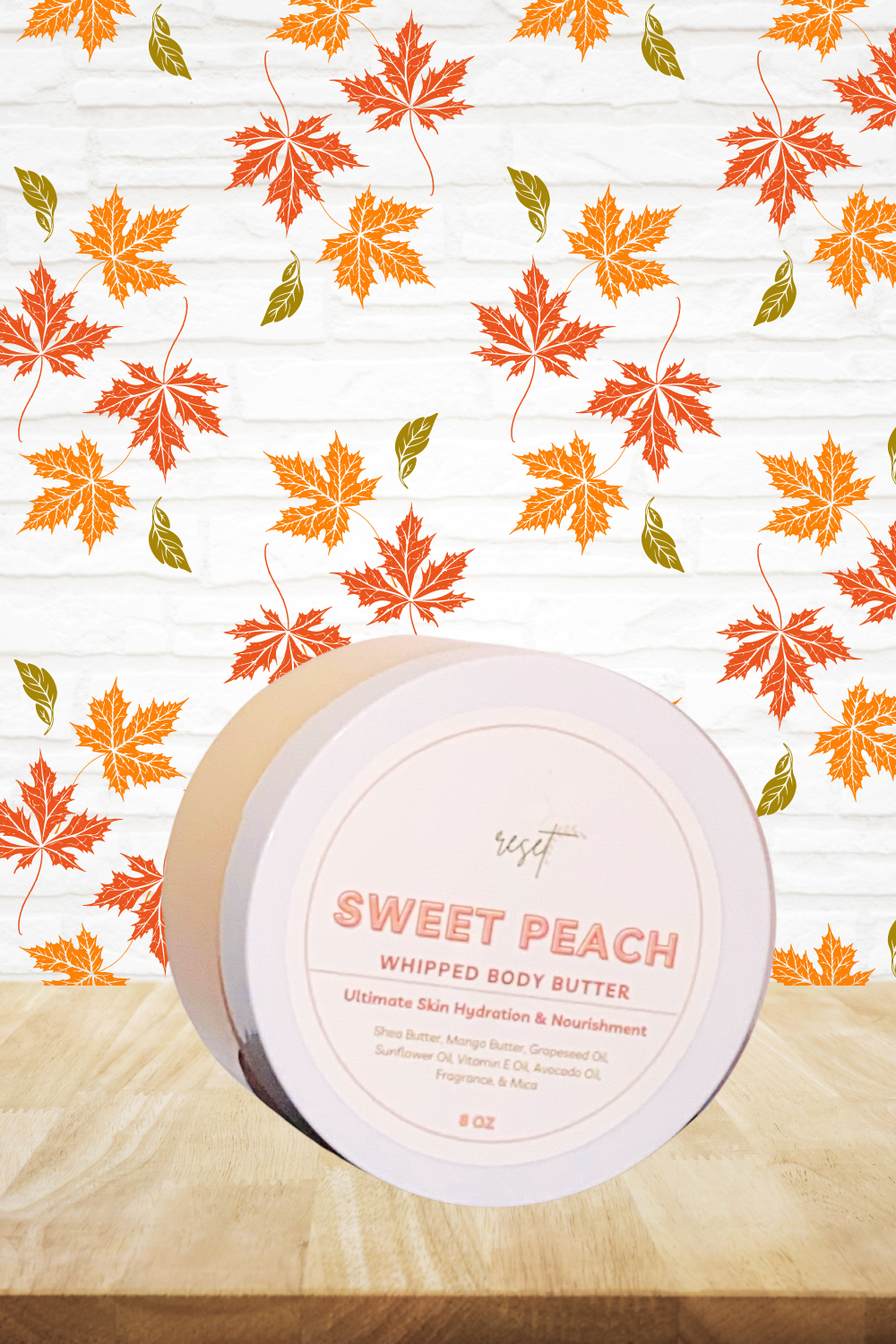 sweet peach whipped body butter